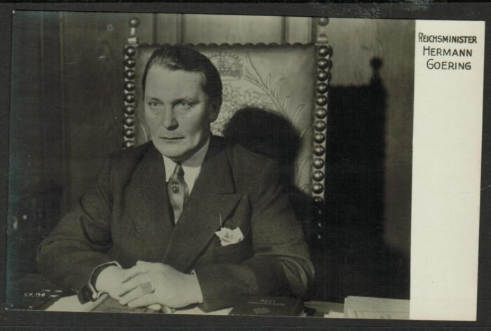 Very early mint Herman Goering card VF