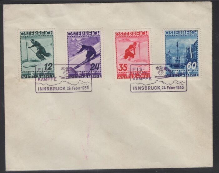 Austria MI 623-26 UA FDC F/VF