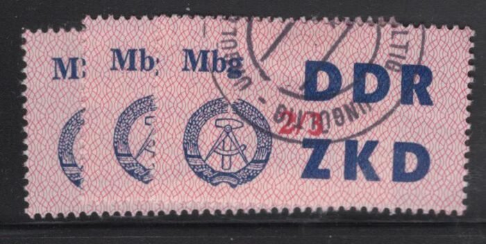 LAUFKONTROLIZETTEL DES ZKD 40 I - III CTO