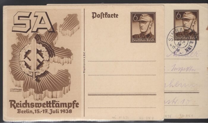 Deutsches Reich MI P271 * & U F/VF