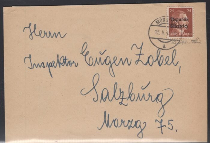 Mondsee 24 pf cover VF expertized