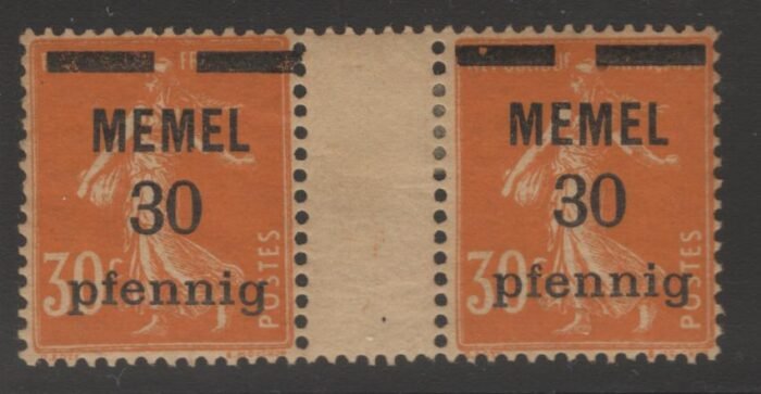 Memel Scott#: 21 var Michel#: 21x ZW *  F/VF