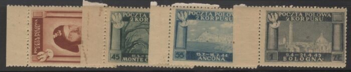 Poland : Korpusu TOM II cat # 1-4 ** VF