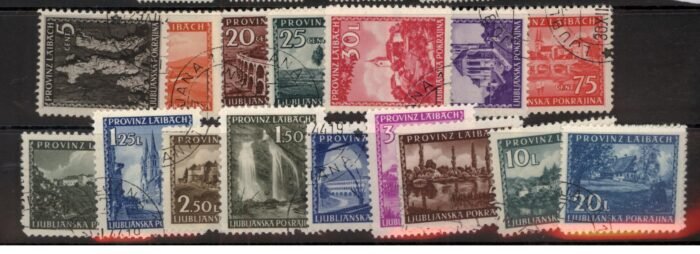 Yugoslavia Scott#: N55-70 Michel#: 45-60 U VF