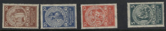 Germany Scott#: B8-11 Michel#: U F/VF