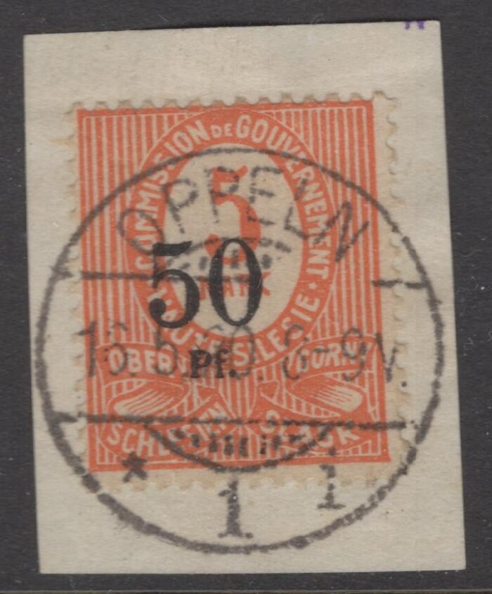 Upper Silesia Scott#: 13 var Michel#: 12 aVa U op    F/VF