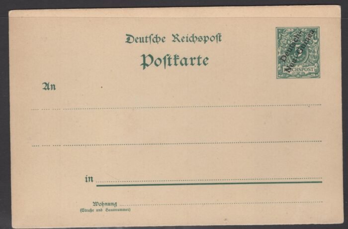 Germany Ganzsachen German New Guinea Michel#: P1 * VF