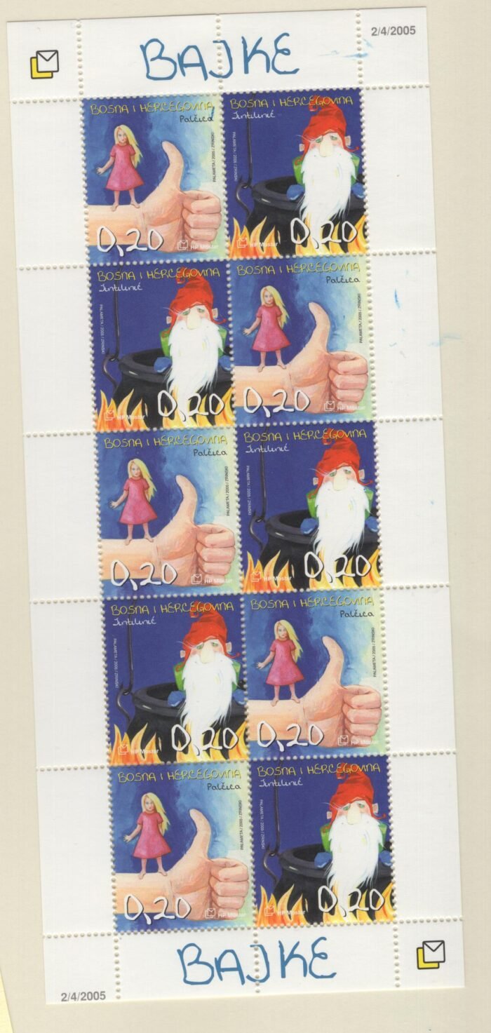 CROATIA SC 139 complete sheet NH VF