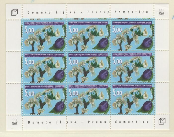 CROATIA SC 223 complete sheet NH VF