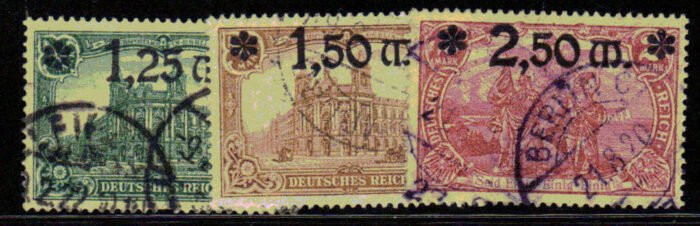 Germany Scott#: 115-7 Michel#: U VF