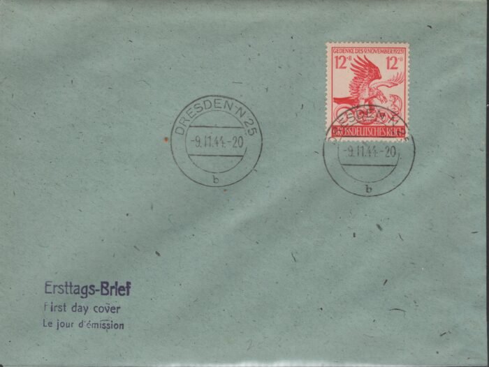 Germany Cover Third Reich Michel#: 906 on unaddresser First Day Cover VF