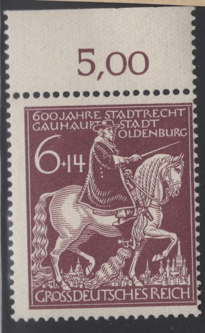 Germany Scott#: B290var Michel#: 907 PF III ** VF ex
