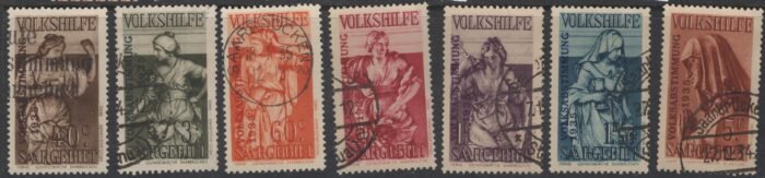 Saar Scott#: B54-60 Michel#: UVF