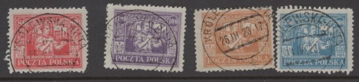 Upper Silesia Regulare Ausgabe MI 17-20 U F/VF