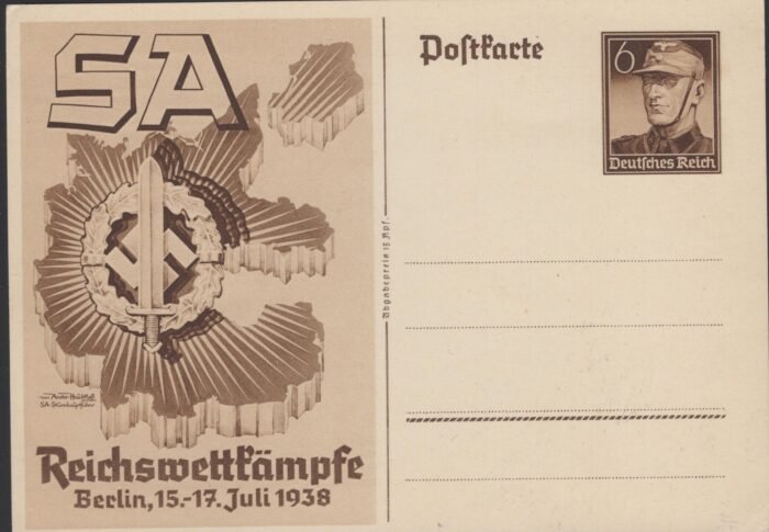 Germany Cover Deutsches Reich Michel#: U F/VF MI 675, 690, 512 cover Fine