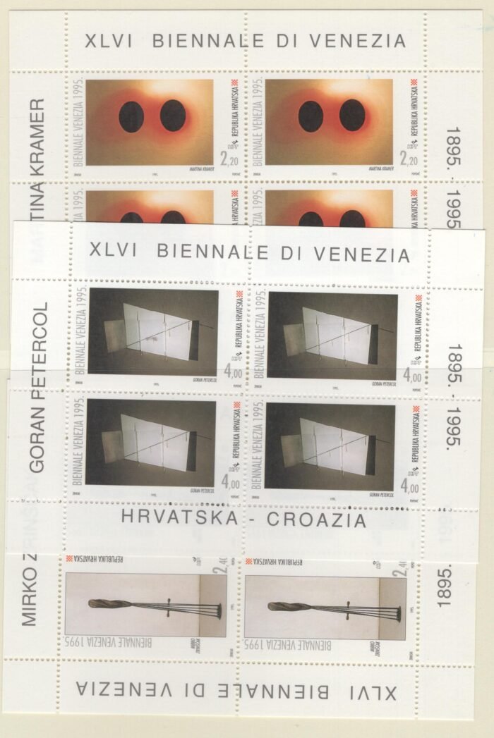 CROATIA244-46 complete sheets  NH