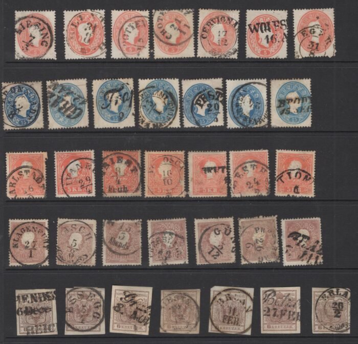 Lot #27 -  Thurn & Taxis all different selection of nice appearing stamps with small faults - catalog $750