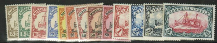 Marshall Islands Scott#: 13-25 Michel#: ** F/VF