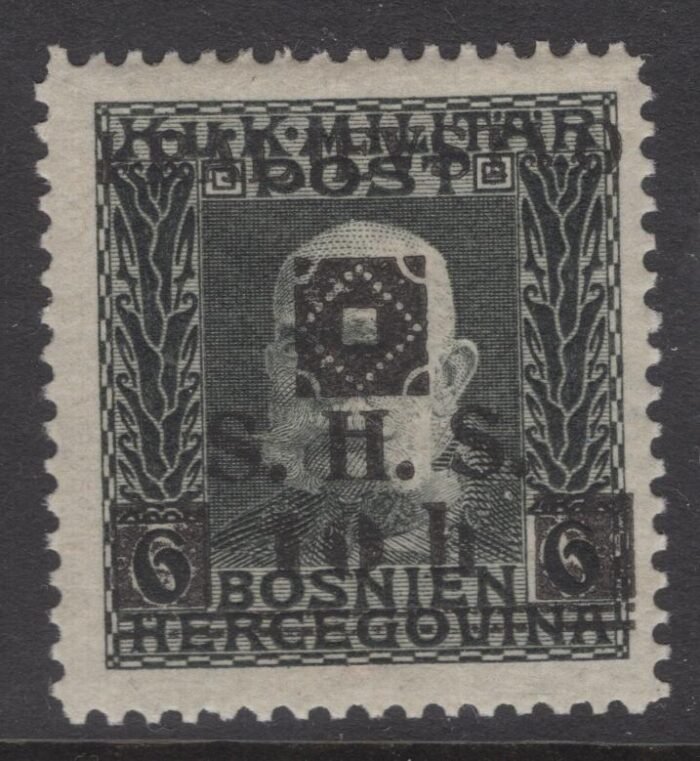 Yugoslavia Scott#: 1L27 var** bottom black boxes not filled F/VF