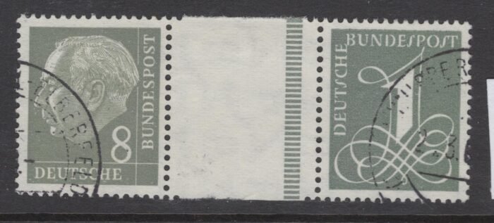 Germany Bundesrepublik: Michel#: WZ15a II Y I U F/VF