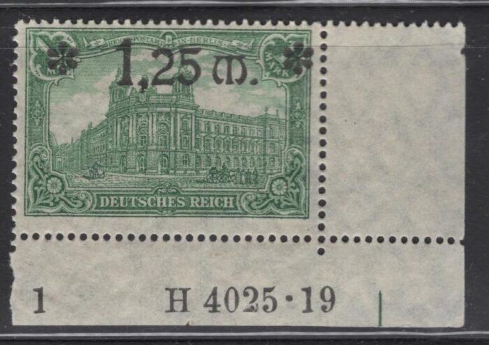 Germany Scott#: 115 var Michel#: 116 II H 4025.19 ** ex