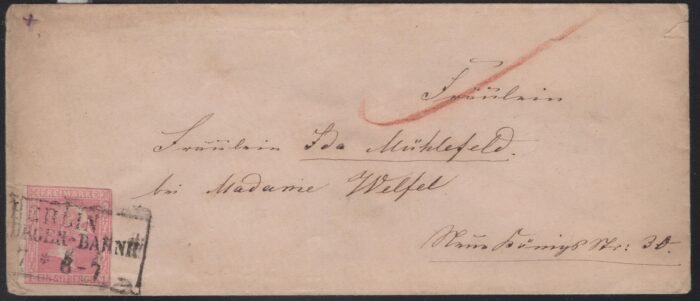 Prussia MI 10a folded letter F/VF