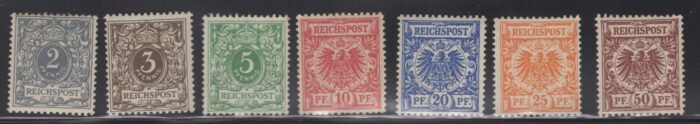 Germany Scott#: 45-51 Michel#: ** F/VF