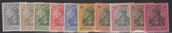 Germany Scott#: 65C-74 Michel#: ** VF