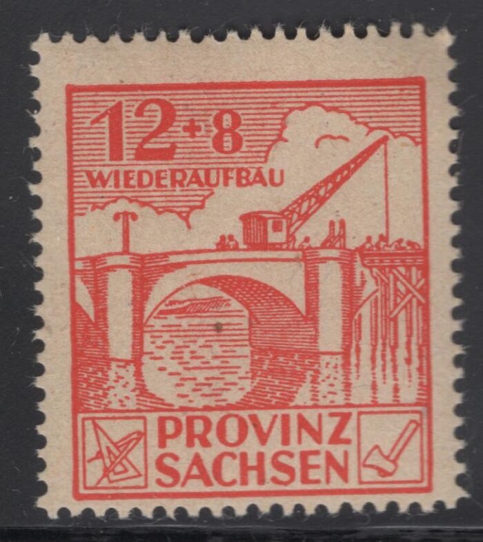 Soviet Zone Scott#: 13NB2var Michel#: 88APF VII** F/VF
