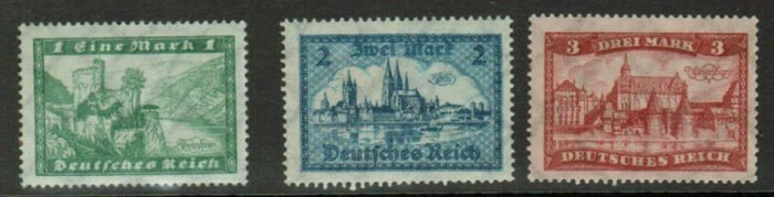 Germany Scott#: 337-9 Michel#: ** F/VF