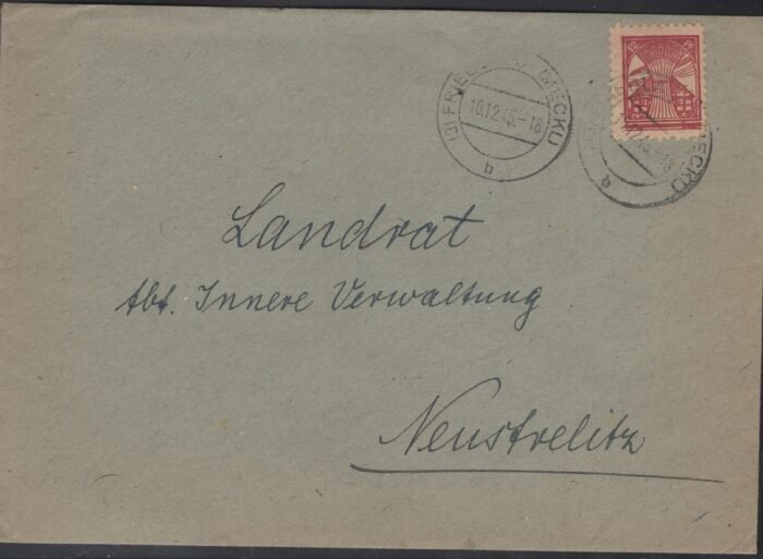 Soviet Zone MIchel 17 cover VF