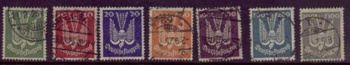 Germany Scott#: C20-26 Michel#: U F/VF