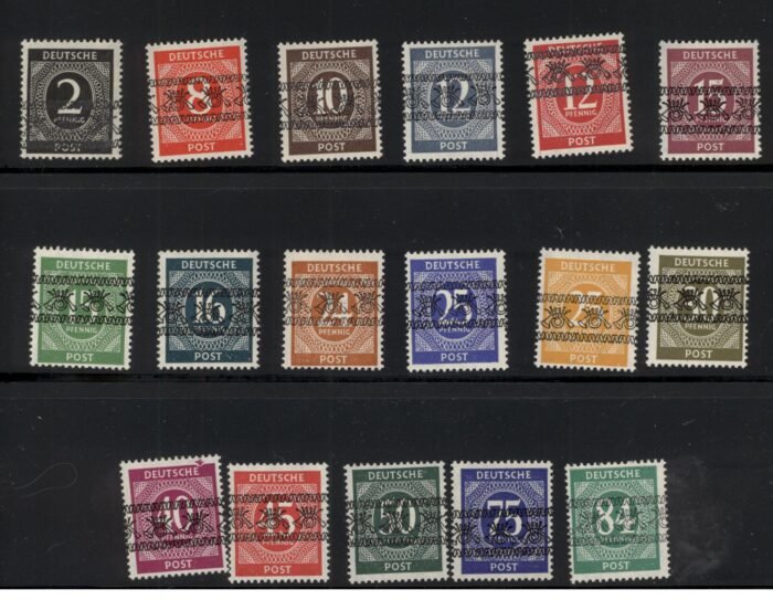 Germany Scott#: 585A-93 var Michel#: 52 IK - 68 IK * VF