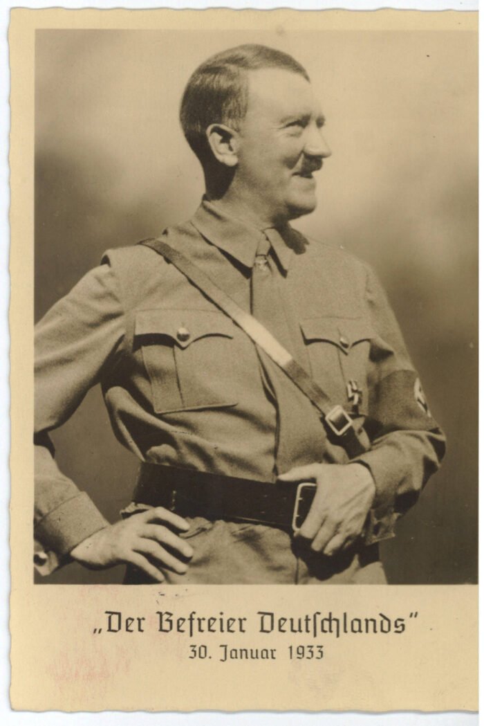 Germany Post Card Third Reich Michel#: U VF Hitler Hoffman #P5 with Genral Government franking and cancels VF