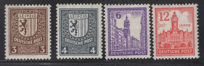 Soviet Zone Scott#: 14N15-20 Michel#: 150X-55X **  VF expertized