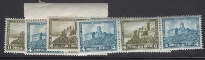 Deutsches Reich W41-44** F/VF