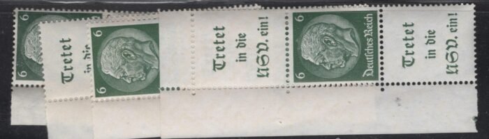 Deutsches Reich S131-134** F/VF