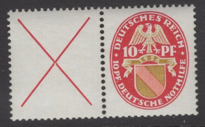 Deutsches Reich W24.1 ** F/VF