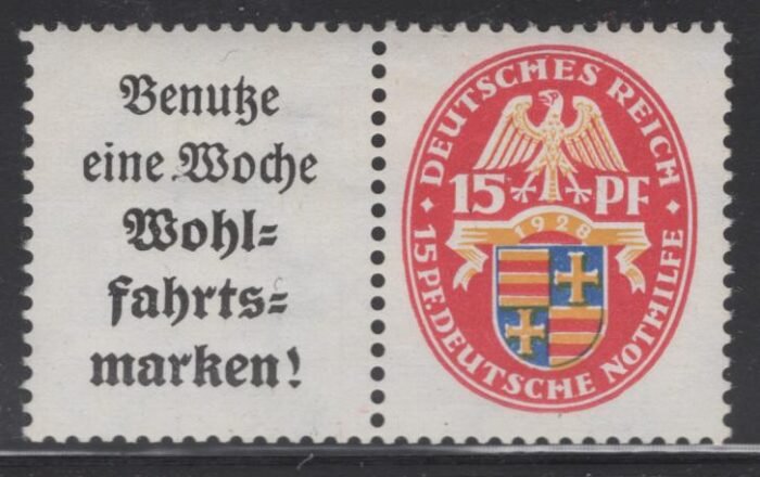 Deutsches Reich MI W33 **ex F/VF