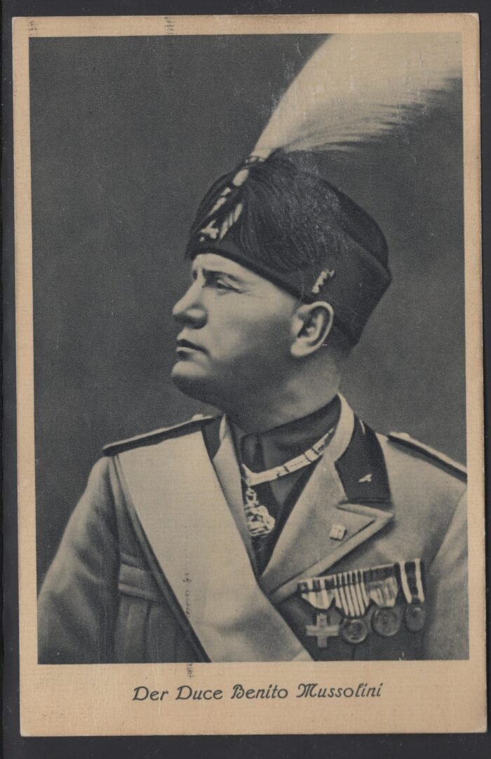 Germany Mussolini Der Duce - early fotocard mint VF