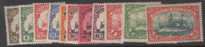 German East Africa Scott#: 31-41 Michel#: * F/VF