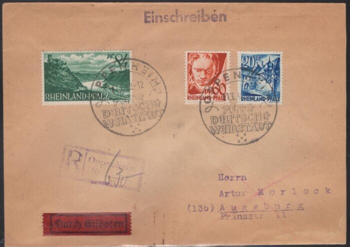 Rheinpfalz MI 1-15 UA VF cover