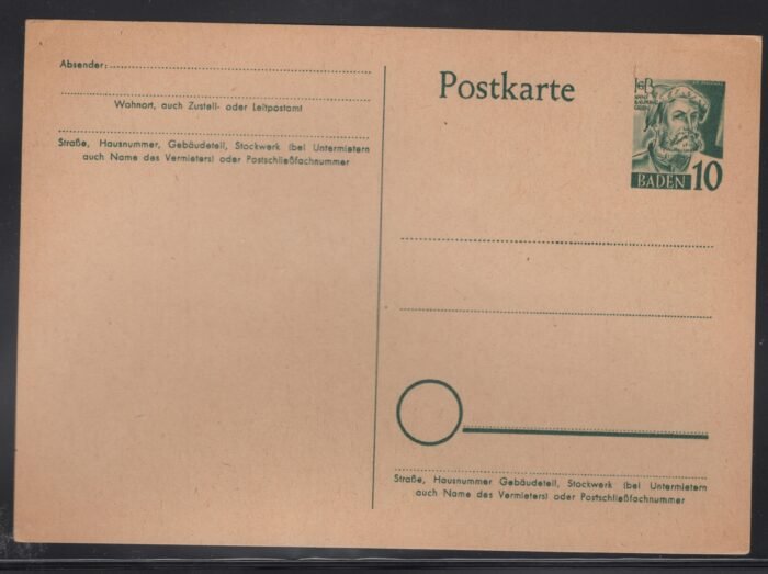 Germany allied Zone Baden MI P2*  VF