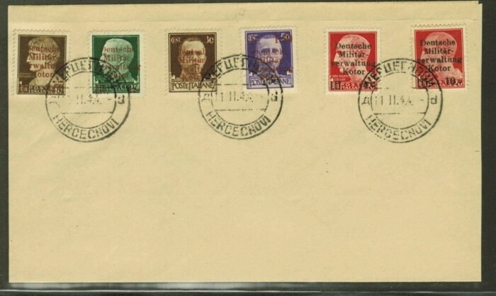 Kotor Scott#: Michel#: 1-6 on unaddressed cover VF