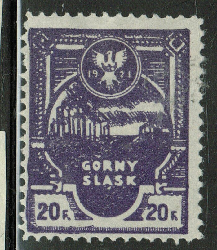 Upper Silesia Michel Ostliches Oberschlesien Insurgentenausgabe 2XA PF I*   HR F/VF