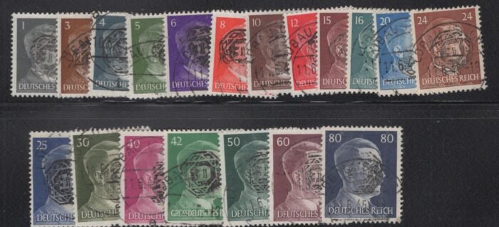 Germany Post WWII Locals Lobau Michel#: EI ND ** F/VF