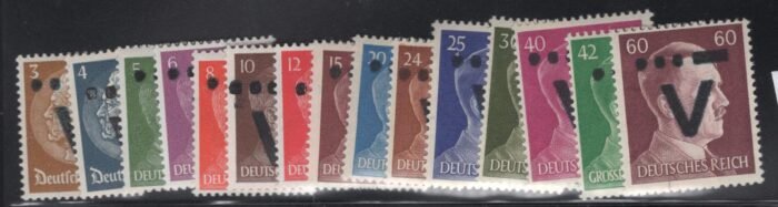 Germany Post WWII Locals Westerstede Michel# I- XV** F/VF