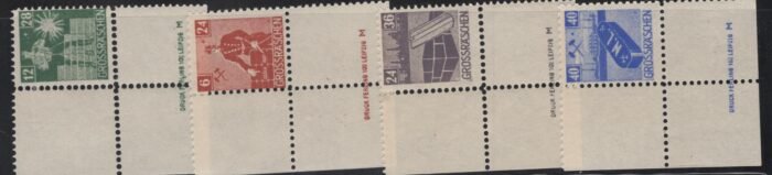 Germany Post WWII Locals Grossrachen Michel#: 43C  DV- 46C DV** F/VF
