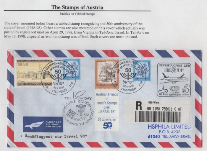 Austria Advertising Labels/ Part III Judaica