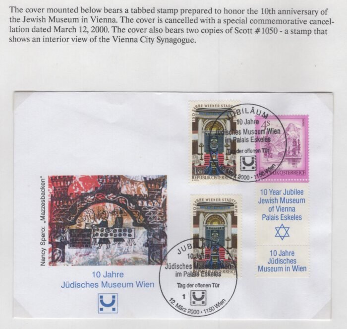 Austria Advertising Labels/ Part III Judaica